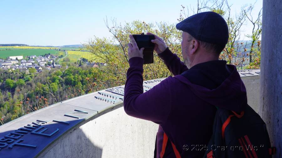 Den Ausblick genießen und fotografieren